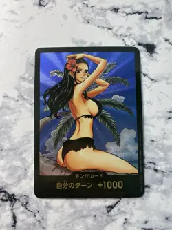 One Piece Nico Robin Waifu Doujin Card Goddess Stroy Waifu ACG DIY Don Card Foil - Image 1