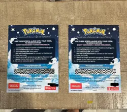 Shiny Koraidon & Miraidon GameStop Code Card Pokemon Scarlet Violet x2 - Image 2