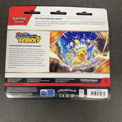 Pokemon Cards Scarlet Violet Surging Sparks 3 Pack Booster Blister Zapdos New - Image 2