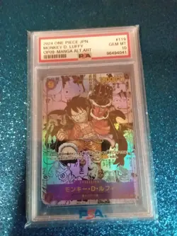 Monkey D Luffy 2024 One Piece Magna Alt. ArtOP-09 Proxy Trading Card - Japanese - Image 1