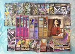 TCG Pokemon Prismatic Evolutions 38 Card Lot: Poke Ball, Trainer, Ace Spec, Vmax - Image 1
