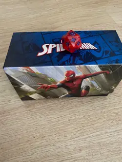 Spiderman MTG bundle box and dice with 400 bulk C and U spider man cards - Image 1