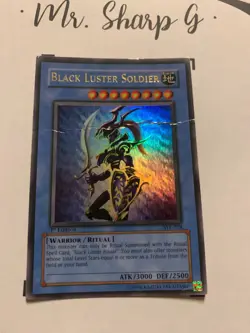 BLACK LUSTER SOLDIER - 1st EDITION SYE-024 ENGLISH Yu Gi Oh! CARD ULTRA RARE - Image 2