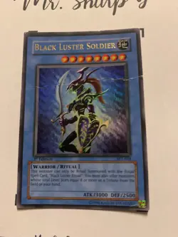BLACK LUSTER SOLDIER - 1st EDITION SYE-024 ENGLISH Yu Gi Oh! CARD ULTRA RARE - Image 5