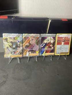 Set of 4 Pokemon Trainer Cards, 2 -Silver Tempest, 2 others, NM Ultra Rare Eng. - Image 1