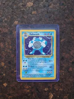 Poliwrath 013/102 Holo, Rare, Base set, Unlimited, Pokemon Card + 2 Cards - Image 3