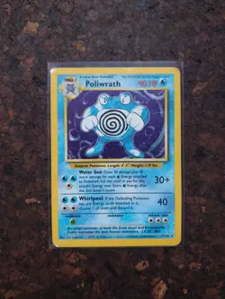 Poliwrath 013/102 Holo, Rare, Base set, Unlimited, Pokemon Card + 2 Cards - Image 5