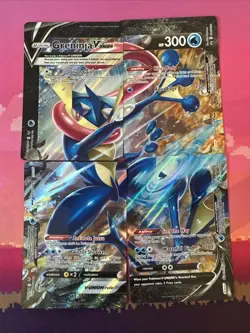 Pokemon Card Greninja V-Union Set SWSH Black Star Promo Near Mint - Image 1