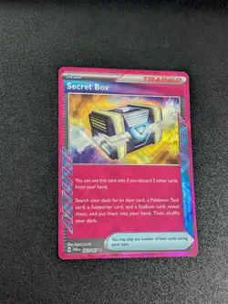 Pokemon TCG Secret Box 163/167 Twilight Masquerade Ace Species Rare Holo Card NM - Image 1