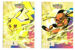 Pokemon Card Database Attacks Cracked Ice Holo PIKACHU #025 & RAICHU #026 - Image 1