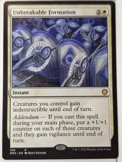 Unbreakable Formation - Commander: Legends - Magic the Gathering MTG Nice! - Image 1