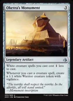 1x Oketra's Monument Light Play, English Amonkhet MTG Magic - Image 1