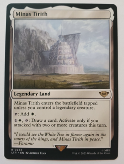 1x Minas Tirith Lord of the Rings MTG Magic the Gathering NM - Image 1