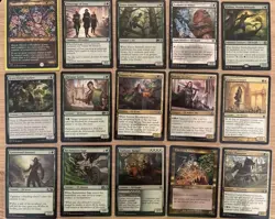 Budget Casual Commander Deck Green White Elves W/ Queen Allenal Of Ruadach Ready - Image 1