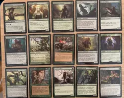 Budget Casual Commander Deck Green White Elves W/ Queen Allenal Of Ruadach Ready - Image 2