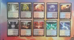 Set of All 10 Bouncelands Ravnica: CoG Block LP/EX MTG English Bounce Lands - Image 1