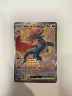 2025 Pokemon Salamence ex 187/159 Sv09: Journey Together Holo - Image 1