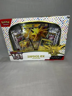 Pokemon TCG Scarlet & Violet 151 Zapdos Ex Collection |BRAND NEW SEALED Pokemon - Image 1