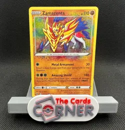 Zamazenta Amazing Rare 102/185 Pokemon Vivid Voltage MP - Image 1