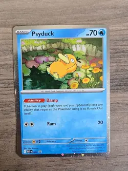 Pokemon TCG Psyduck 007 Black Star Promo Mega Evolution NM - Image 1