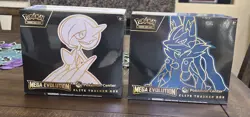 Pokemon Center Mega Evolution Gardevoir & Lucario ETB Elite Trainer Box Set Of 2 - Image 1