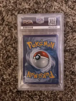 2015 POKEMON XY DOUBLE CRISIS #6 FULL ART/TEAM AQUA'S KYOGRE EX PSA 8 - Image 4