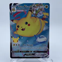 Pokemon Flying Pikachu VMAX 007/025 - Celebrations 25th Anniversary Full Art NEW - Image 1
