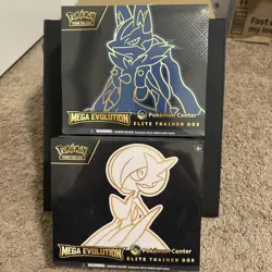 Mega Evolution Gardevoir & Lucario Pokemon Center ETB Elite Trainer Box Set Of 2 - Image 1