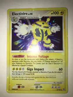 1x Electivire - 3/130 - Holo BLEED Rare Pokemon Diamond & Pearl Base - Image 1