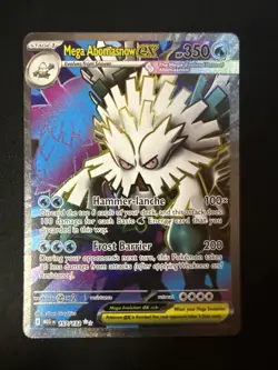 Mega Abomasnow Ex Mega Evolution 157 Ultra Rare Pokemon TCG Near Mint English - Image 2