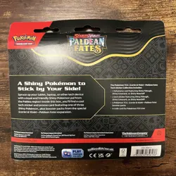 Sealed Pokemon Scarlet & Violet Paldean Fates - Fidough Tech Sticker Collection - Image 2