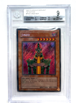 Yu-Gi-Oh! Jinzo PSV-000 1st Edition Secret Rare BGS 9 - Image 1