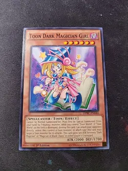 Yugioh DPBC-EN044 Toon Dark Magician Girl 1st Edition Common Effect - Image 1
