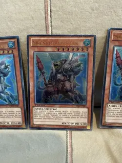 Yu-Gi-Oh Mermail Abyssteus CBLZ-IT083 Ultimate Rare 1st Edition LP - Italian 3x - Image 3