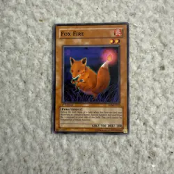 Yu-Gi-Oh! Trading Card TCG Game Fox Fire 1st Edition 1996 - Image 1
