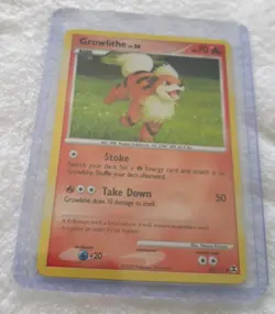 Growlithe 2009 Pokemon Rising Rivals Non Holo 63/111 Card TCG Trading Card Game - Image 1