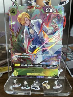 Sanji (Alt Art) OP04-104 SR ONE PIECE Card The Best PRB-01 Japanese - Image 1