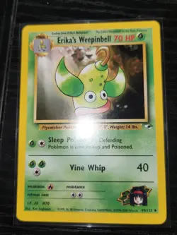 ERIKA’S WEEPINBELL - Gym Heroes Set - 49/132 - Uncommon - Pokemon Card - NM - Image 2