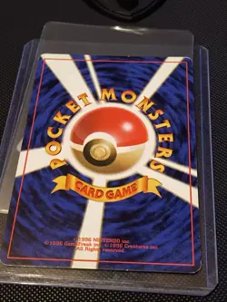 Hitmonchan No. 107 Holo Rare Base Set 1996 Japanese Pokemon TCG Vintage Card LP - Image 3