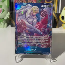 Sanji OP11-051 SR Alt Art A Fist of Divine Speed ONE PIECE Card NM English - Image 1