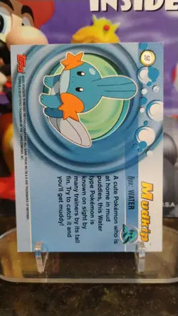 MUDKIP Nintendo POKEMON Advanced 2003 Non-Holo TOPPS Trading Card #58 - Image 2