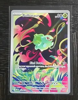 Bulbasaur 133/132 English MEG EN-Mega Evolutions Illustration Rare Pokemon Card - Image 1