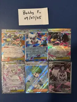 Pokemon TCG: Mega Evolutions 4 Card EX Near Mint Set - Image 1