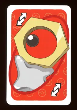 Meltan RED Reverse Pokemon Mattel Original Japanese UNO Card Near Mint - Image 1