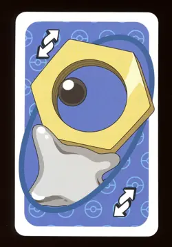 Meltan BLUE Reverse Pokemon Mattel Original Japanese UNO Card Near Mint - Image 1