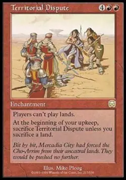 Territorial Dispute - Light Play MTG Mercadian Masques - Image 1