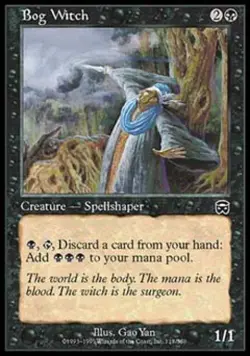 Bog Witch - Light Play MTG Mercadian Masques - Image 1