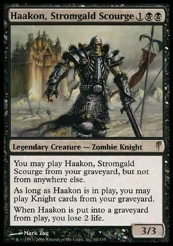 Haakon, Stromgald Scourge - Light Play MTG Coldsnap - Image 1