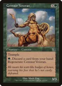 Centaur Veteran NM/M Torment Green Creature Mtg Magic English Regular - Image 1