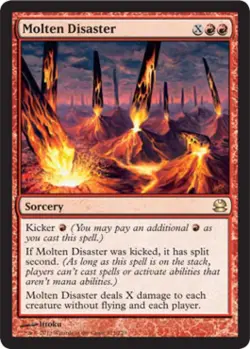 Molten Disaster - Light Play MTG Modern Masters - Image 1